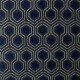 Tissu ameublement jacquard au mètre "Optimo" bleu Thevenon Paris