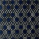 Tissu ameublement jacquard au mètre "Optimo" bleu Thevenon Paris