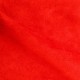 Tissu rouge uni aspect alcantara