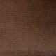 Tissu velours tapissier uni a pointe coloris tabac anti-tache lavable