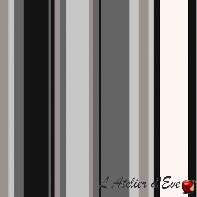 Enduit Paradoxe noir/gris Tissu traité teflon Thevenon
