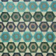 Manaus multibleu, tissu jacquard lavable aquaclean Casal