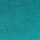 Natal turquoise, tissu jacquard velours anti-tâche lavable Aquaclean Casal