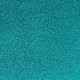 Natal turquoise, tissu jacquard velours anti-tâche lavable Aquaclean Casal