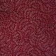 Natal cerise, tissu jacquard velours anti-tâche lavable Aquaclean Casal