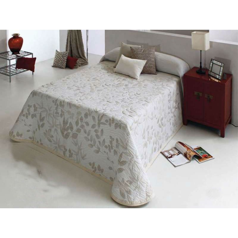 REIG MARTI Leave Couvre-lit Fleuri Reversible LEA000 Coussin 50x70cm
