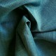 Zapata turquoise : Tissu ameublement aquaclean aspect lin