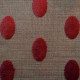 "Beaubourg" rouge Tissu jacquard velours Casal