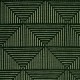 "Floyd" Tissu vert ameublement jacquard graphique Thevenon