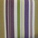 "Toile extérieure" rayé multicolore prune Bâche déperlante traitée téflon A101-82