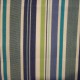 "Toile extérieure" rayé bleu Bâche déperlante traitée téflon A101-84