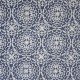 "Chimera" blu acciaio Tissu bleu motif tissé Casal