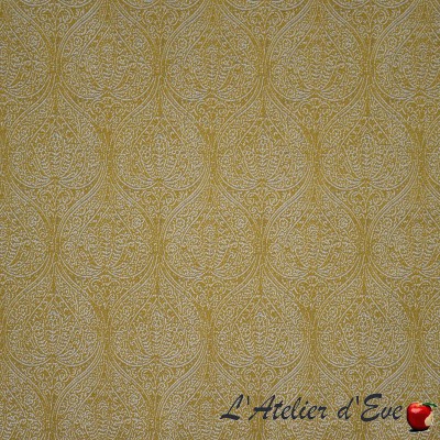 "Falena" grano Tissu bleu fantaisie baroque Casal