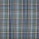 "Oscar" Tissu écossais/tartan lagon