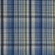 "Felix" Tissu lagoon écossais/tartan