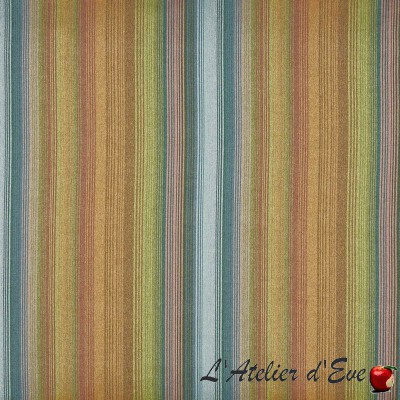 "Harley" Tissu calypso ameublement rayure