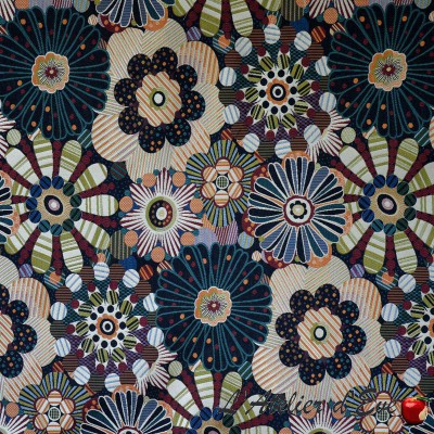 "Joan" Seventies jacquard fabric from Casal