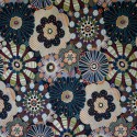 Tissu jacquard fleuri "Seventies" Casal