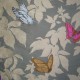 "Butterfly taupe" Coupon 100x140cm tissu ameublement Thevenon