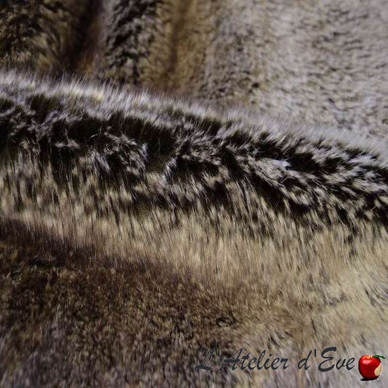 Tissu fausse fourrure "Vison" Casal