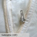 "Universal lining" satinette with Thevenon zip