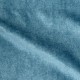 Tissu velours bleu petrole réversible lavable grande laize