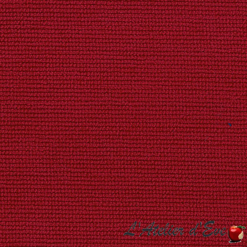 Secura 1311 rouge -Tissu ameublement velours non feu M1, isolant phonique et obscurcissant en grande largeur Bautex