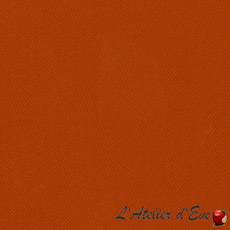 "Oscuratex 1111" orange - Tissu satin non feu grande largeur Bautex