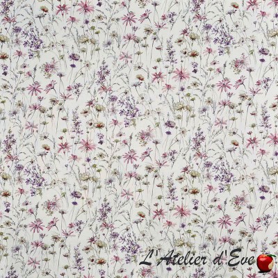 "Marie" Tissu thsitle coton fleuri Bloom Prestigious Textiles