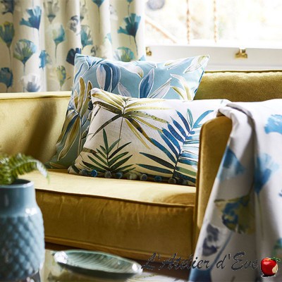 "Santa Maria" Floral cotton upholstery fabric Malibu Prestigious Textiles