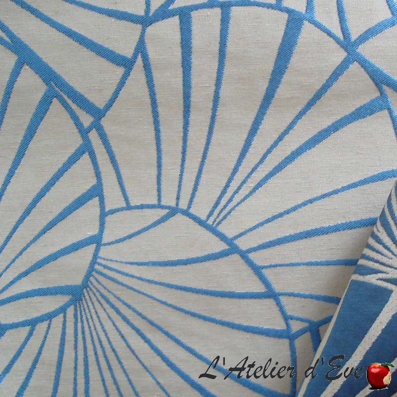 "Nympheas" Tissu ameublement jacquard Thevenon