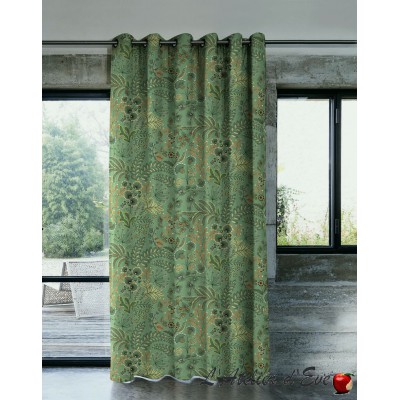Rideau Made in France Phoenix vert d'eau