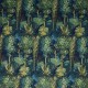 "Forbidden Forest" Tissu ameublement velours sapphire 3801-710 Beyond Prestigious Textiles