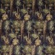"Forbidden Forest" Tissu ameublement velours Ebony 3801-914 Journey Beyond Prestigious Textiles