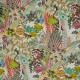 "Hidden Paradise" pastel Tissu velours fleuri ameublement Prestigious Textiles