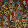 Hidden Paradise Tissu velours fleuri ameublement Prestigious Textiles
