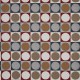 "Domino" tabasco Tissu ameublement coton lin Abstract Prestigious Textiles