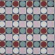 "Domino" marshmallow Tissu ameublement coton lin Abstract Prestigious Textiles