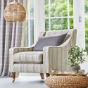 "Huntington" Tissu ameublement chevrons Hamptons Prestigious Textiles
