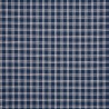 Bridgehampton navy Tissu ameublement coton carreaux Hamptons Prestigious Textiles