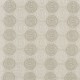 "Hémisphère" linen Tissu ameublement brodé Luna Prestigious Textiles