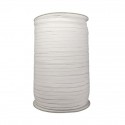 Promotion bobine 300m élastique plat souple blanc 7mm ME.05