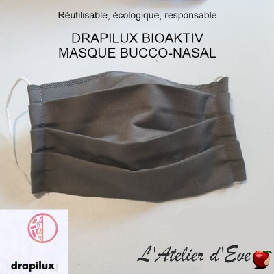 Bioaktiv gray fabric protective mask anti-bacterial treatment Mpt-drapilux