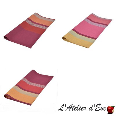"Bidos" Serviette coton toile basque Made in France 50x50cm Artiga