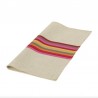 Mauleon fuchsia Serviette de table toile basque Made in France 53x53cm Artiga