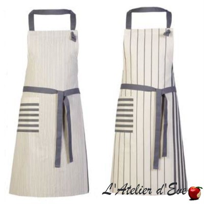 "Sauvelade" Tablier coton Made in France toile basque Artiga