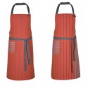 "Sauvelade" brique Tablier coton Made in France Artiga