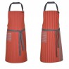 Sauvelade brique Tablier coton Made in France Artiga