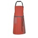 "Sauvelade brique" Tablier coton Made in France Artiga