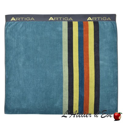 "Aroue" Double sided cotton / sponge Fouta 100x180cm Artiga